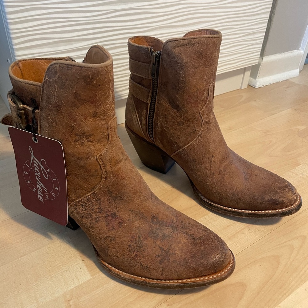 Lucchese Catalina Western Bootie (size 8.5)